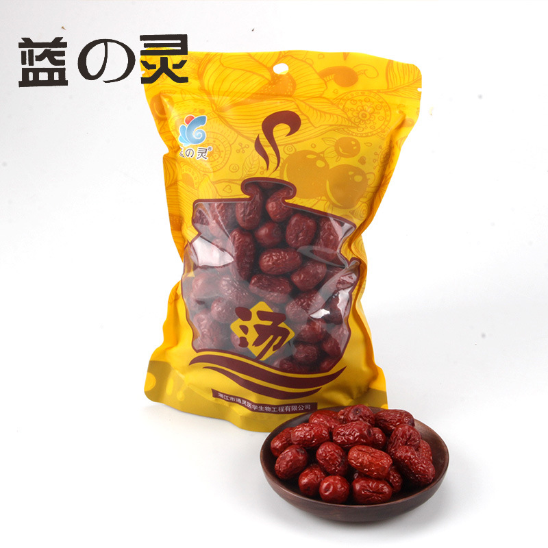 蓝之灵红枣(中)新疆枣新货红枣干中枣子500g